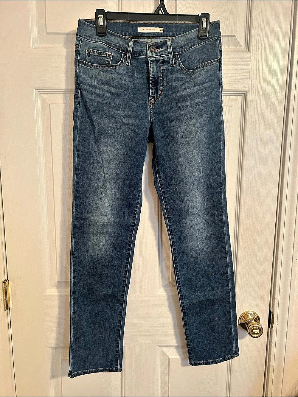Levi's 312 Shaping Slim Skinny Jeans Blue Waist 28